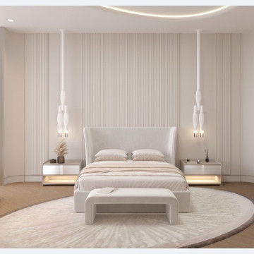 Creating Serene Spaces: Modern Minimalist Bedroom Designs by Antonovich Group