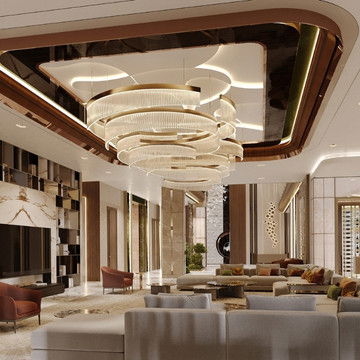 Modern Aesthetic Interior Design and Furniture Solutions for Luxury Villas