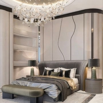 ارتقاء جمال غرف النوم بتصميم داخلي فخم
