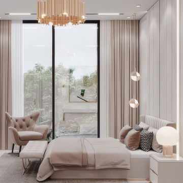 Lavish Dreams: Luxury Modern Bedroom Interior Design by Antonovich Group
