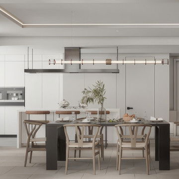 Transforming Modern Apartments: Open Space Layouts for Dining Rooms and Kitchens