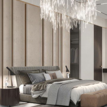 Crafting Modern Elegance: Antonovich Group's Signature Bedroom Designs