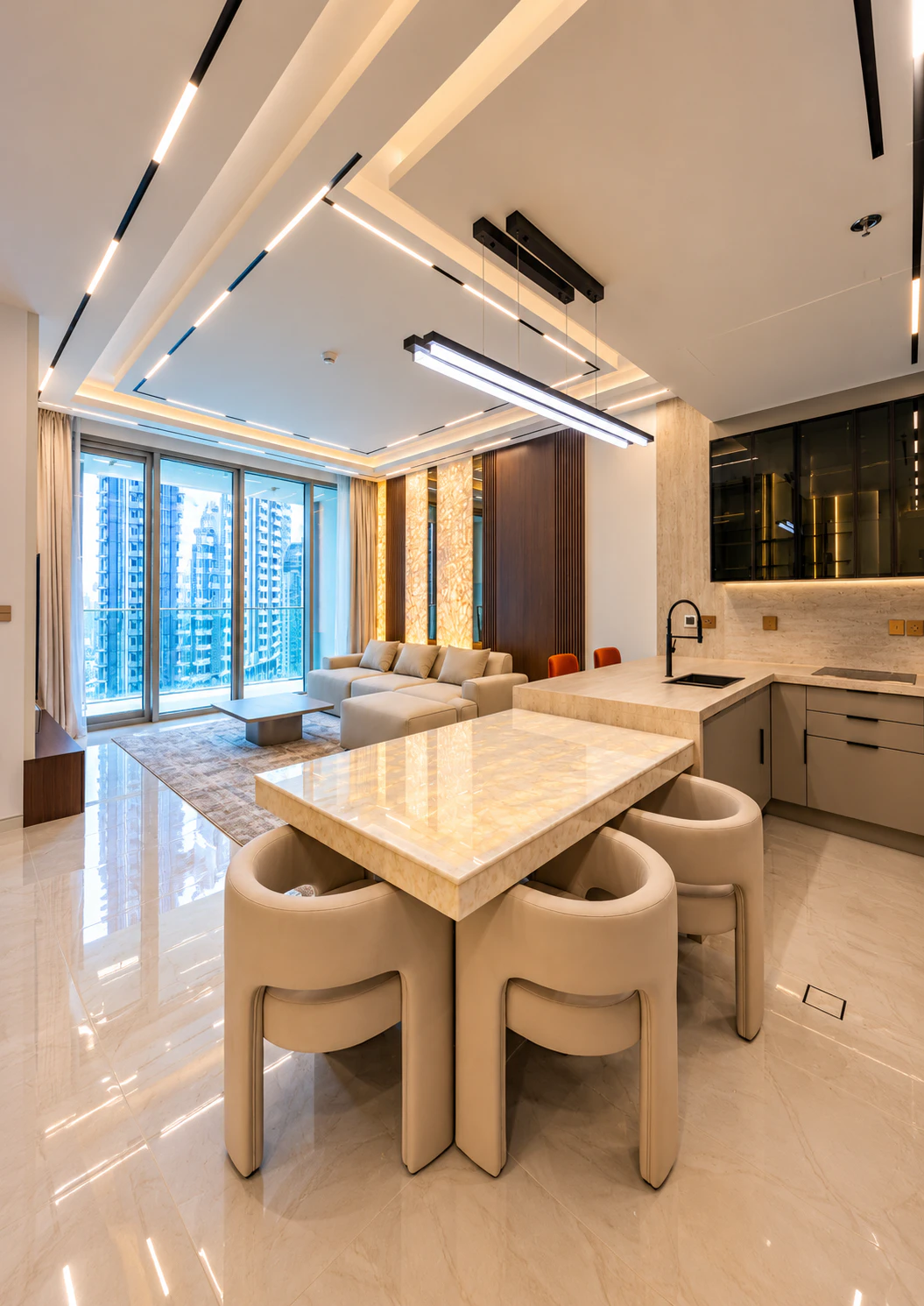 Apartment Renovation and Interior Design at Address Dubai Opera Residences