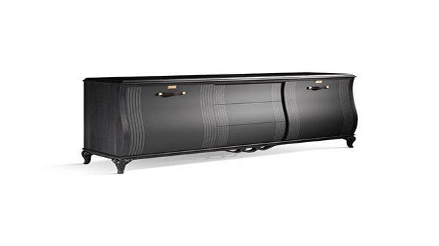 2 Sliding doors and 3 drawers sideboard