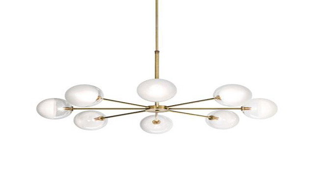 Elegant Design Chandelier with gold Accent