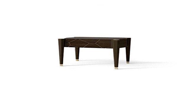 Luxury Drawer nightstand with brass