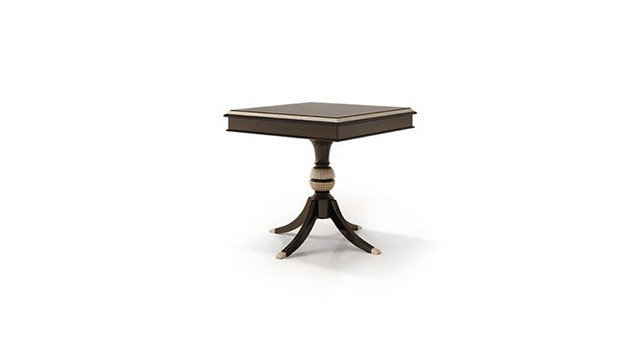 Square fixed coffee table