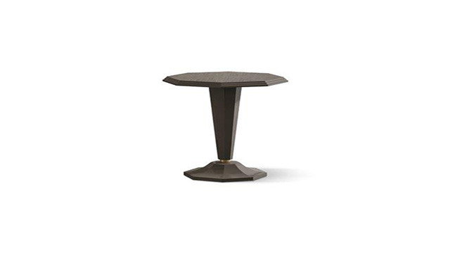 Octagonal coffee table - herringbone