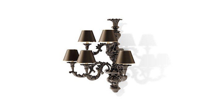 Elegant Classic Design Wall Lamp with Conical Shades