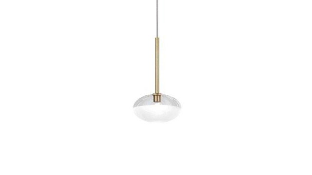 Elegant Design Pendant lamp with gold Accent