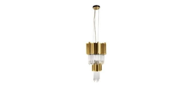 Luxury crystal pendant light