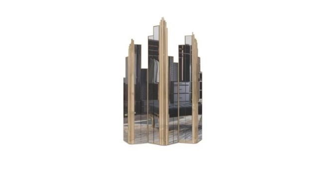 Luxury folding screen