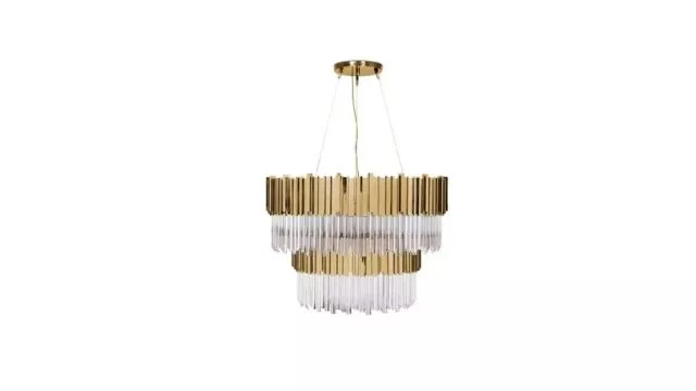 Glamorous and extravagant crystal chandelier