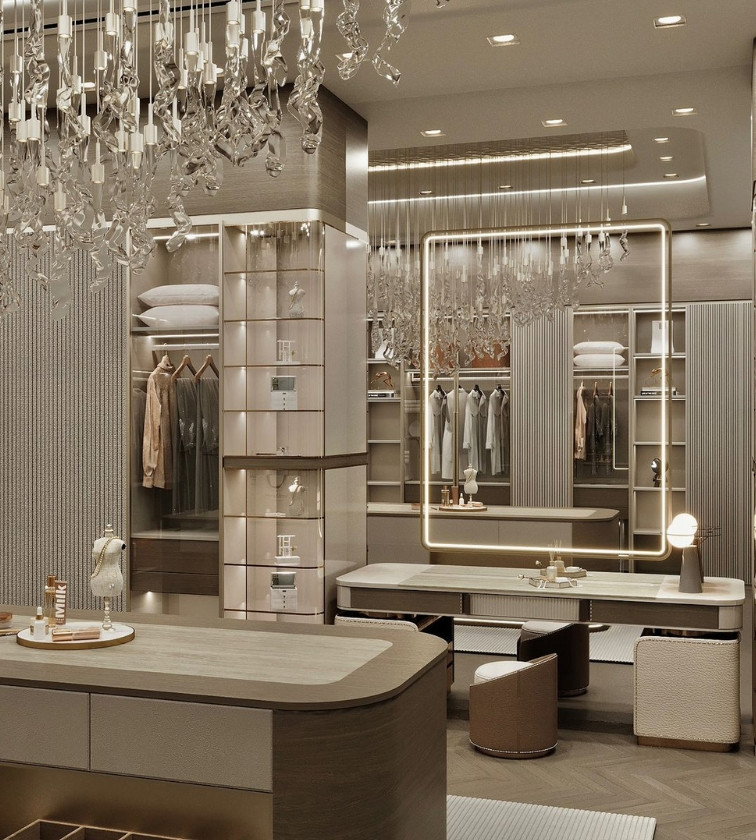 Elegant 3 Doors Wardrobe with Mirror