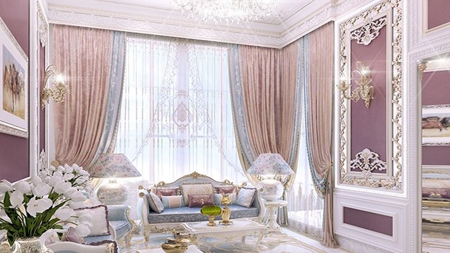 قمة الفخامة: تصميم مجلس في أبوظبي