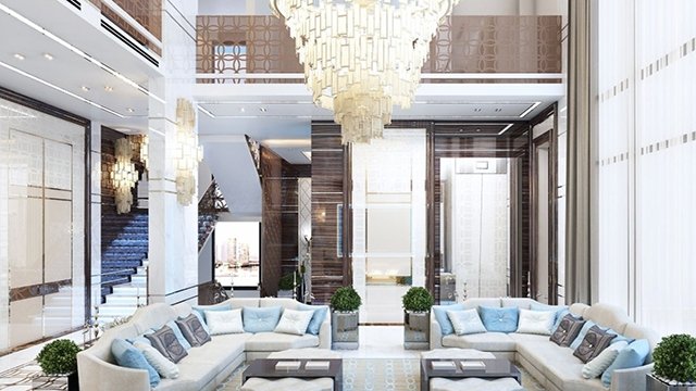 تصميم غرفة المعيشة المعاصرة