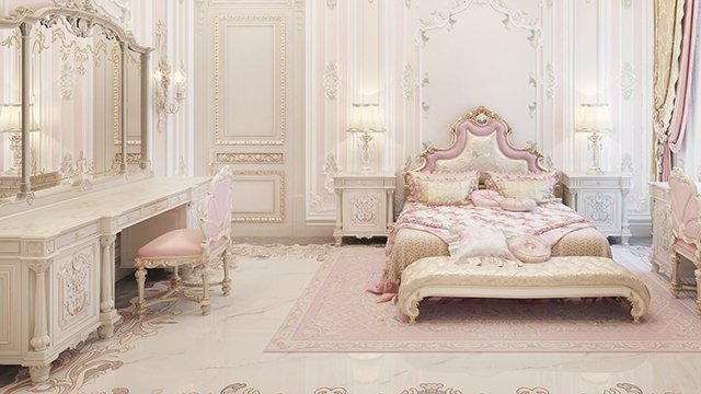 Ultimate Luxury: Classic Bedroom Design for Sophisticated Girls