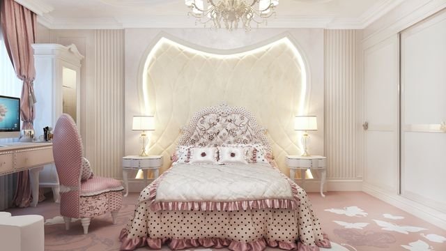 Elegant and Luxurious Girls Bedroom Design Ideas