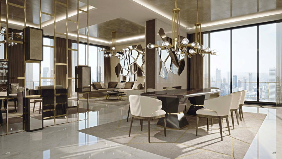 Luxury dining room furniture inspiration 17