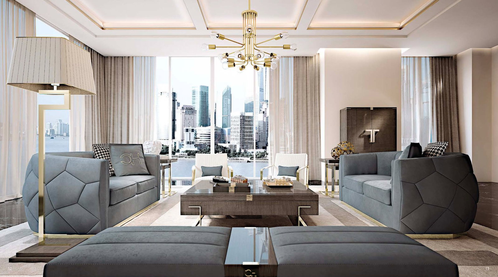 Luxury living room furniture inspiration