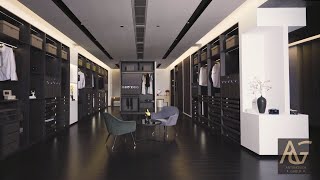 New Innovations in Modern Dressing Rooms Interior Design & Furnishing by ANTONOVICH Group