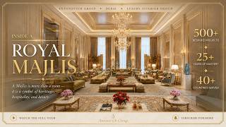 Luxury Majlis Interior Design Saudi Arabia | Royal Majlis by Antonovich Group & Furnishing by ANTONOVICH Group
